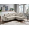 Ecksofa Sano, Beige S: 261x200 cm - Beige/Schwarz, MODERN, Textil (261/200cm) - Livetastic