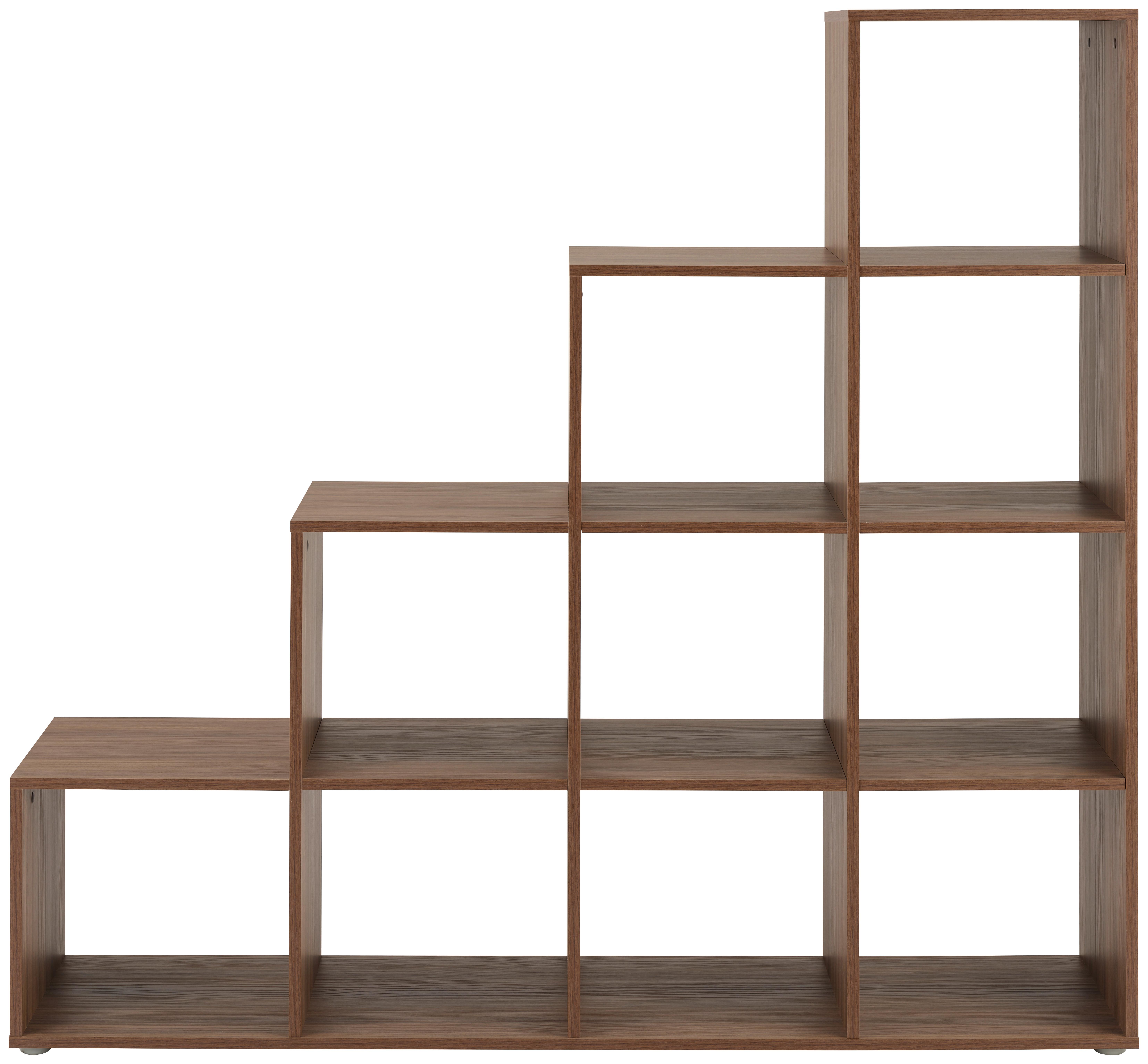Raumteiler Pisa 4 - Walnussfarben, MODERN, Holzwerkstoff (149/148/35cm)