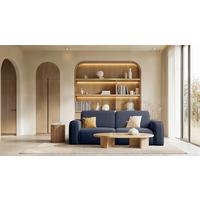 Schlafsofa Tuzzi Aubergine B. 252cm - Aubergine/Schwarz, Basics, Textil (252/94/105cm) - Livetastic