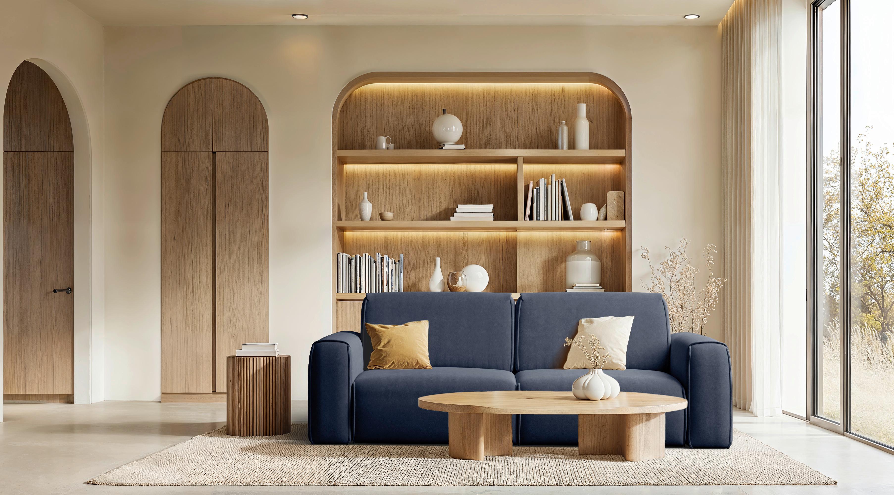 Schlafsofa Tuzzi Aubergine B. 252cm