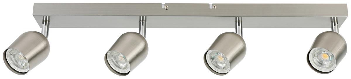 BODOVÉ SVÍTIDLO ERNESTINE - barvy chromu/barvy niklu, Romantický / Rustikální, kov/plast (56/7,5/14cm) - Mömax