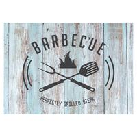 TISCHSET TISCHSET PAPIER BBQ WOOD WHITE - Multicolor, Basics, Papier (42/29,7cm)