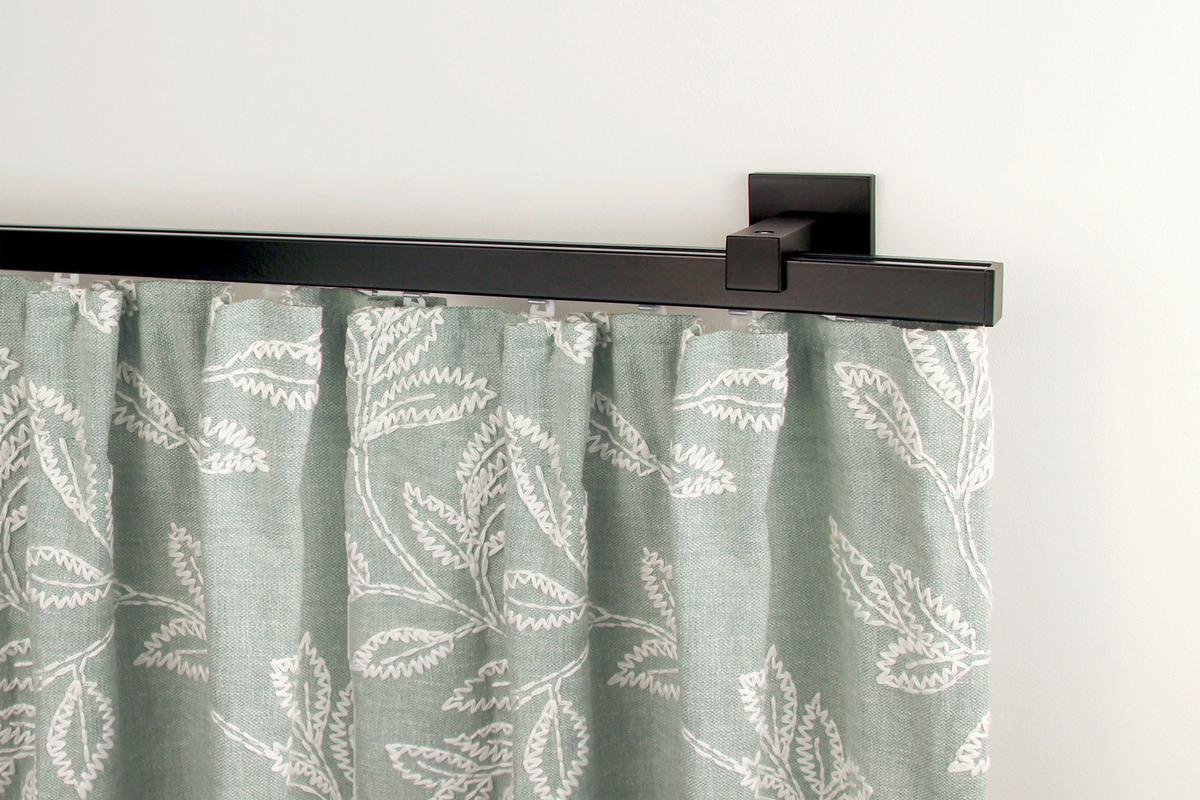 Vorhangstangenset 650 Cm - Schwarz, Basics, Metall (650cm)