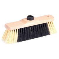 Besen ohne Stiel Woody L: 27 cm Kunststoff-Borsten - Gelb, KONVENTIONELL, Holz/Kunststoff (27/5/10cm) - Ondega