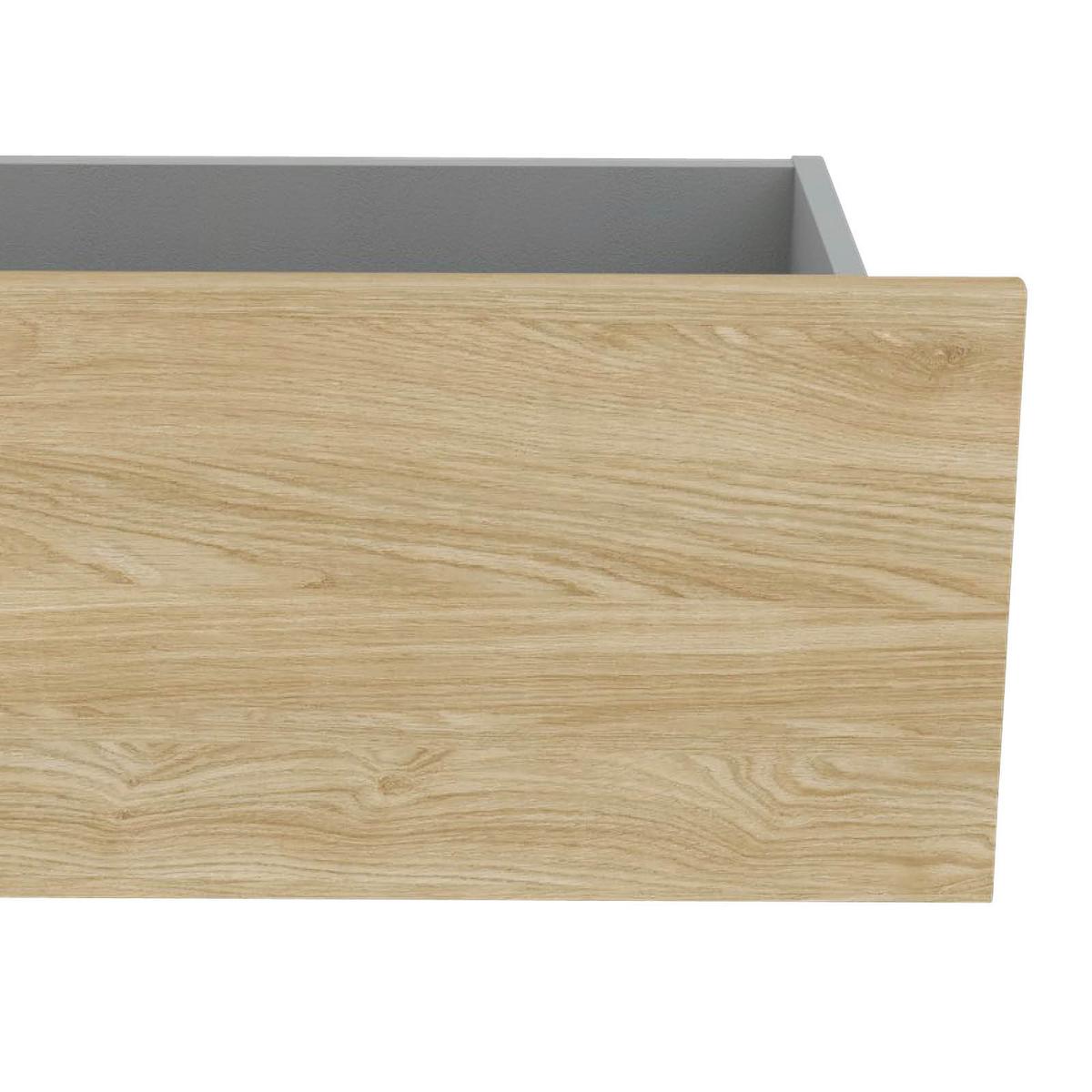 Schubkasteneinsatz Unit B: 90,9, Eiche - Eichefarben, MODERN, Holzwerkstoff (90,9/21,9/36,6cm) - Ondega