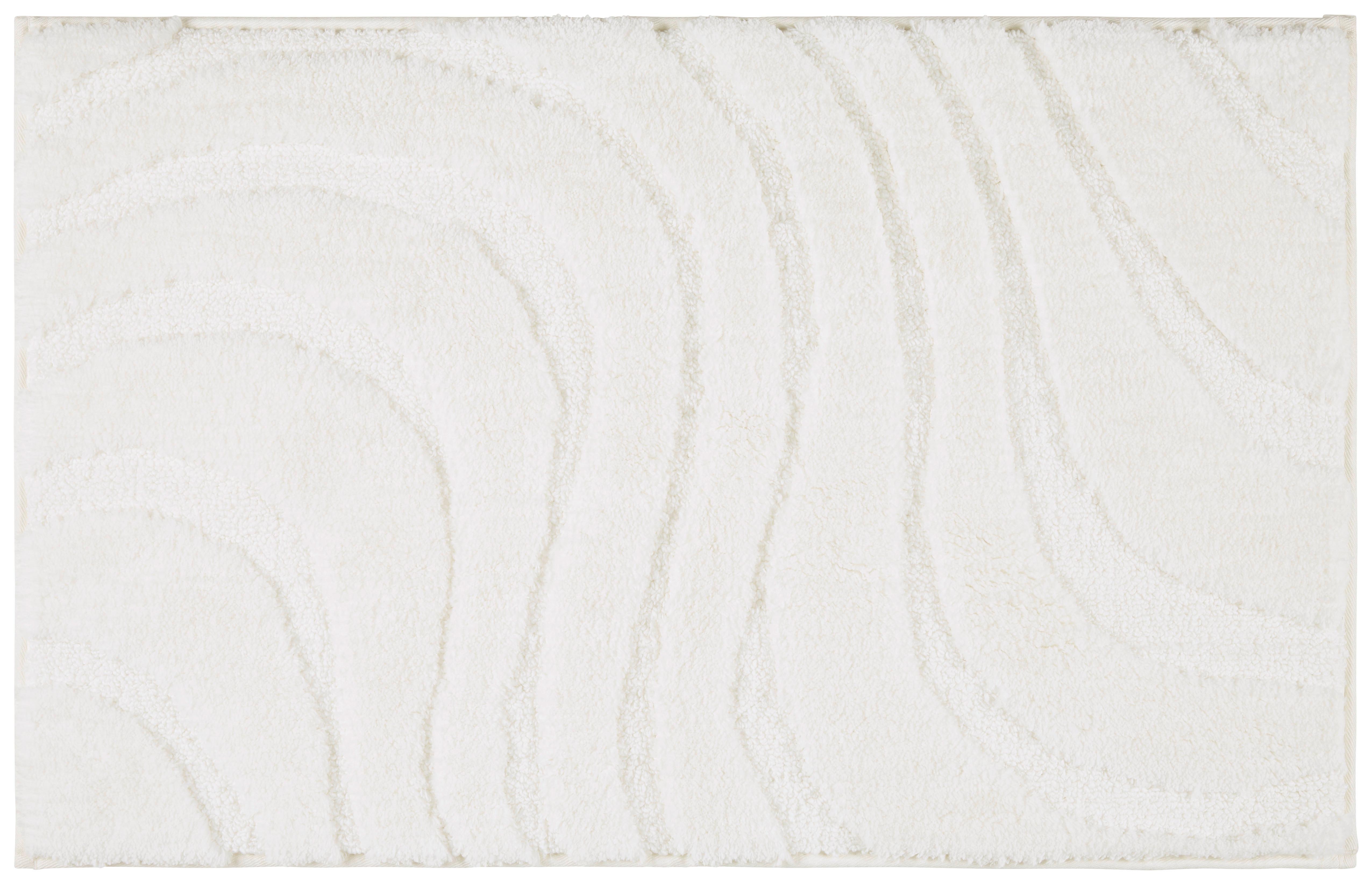 Badematte Jessie - Weiß, ROMANTIK / LANDHAUS, Textil (50/80cm) - James Wood