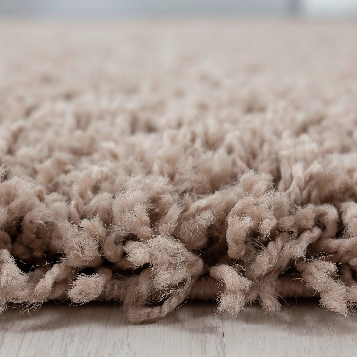Hochflor Teppich Braun/Beige Life 240x340 cm - Beige/Braun, Trend, Textil (240/340cm) - Novel