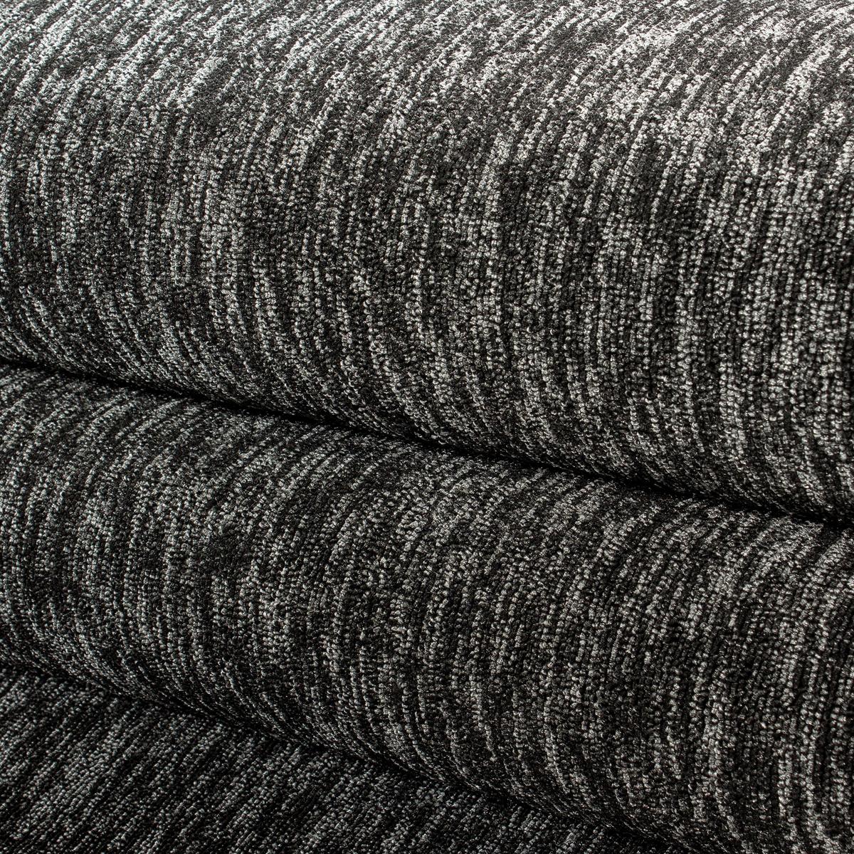 Webteppich Anthrazit Naturfaser Nizza 240x340 cm - Anthrazit, KONVENTIONELL, Textil (240/340cm)
