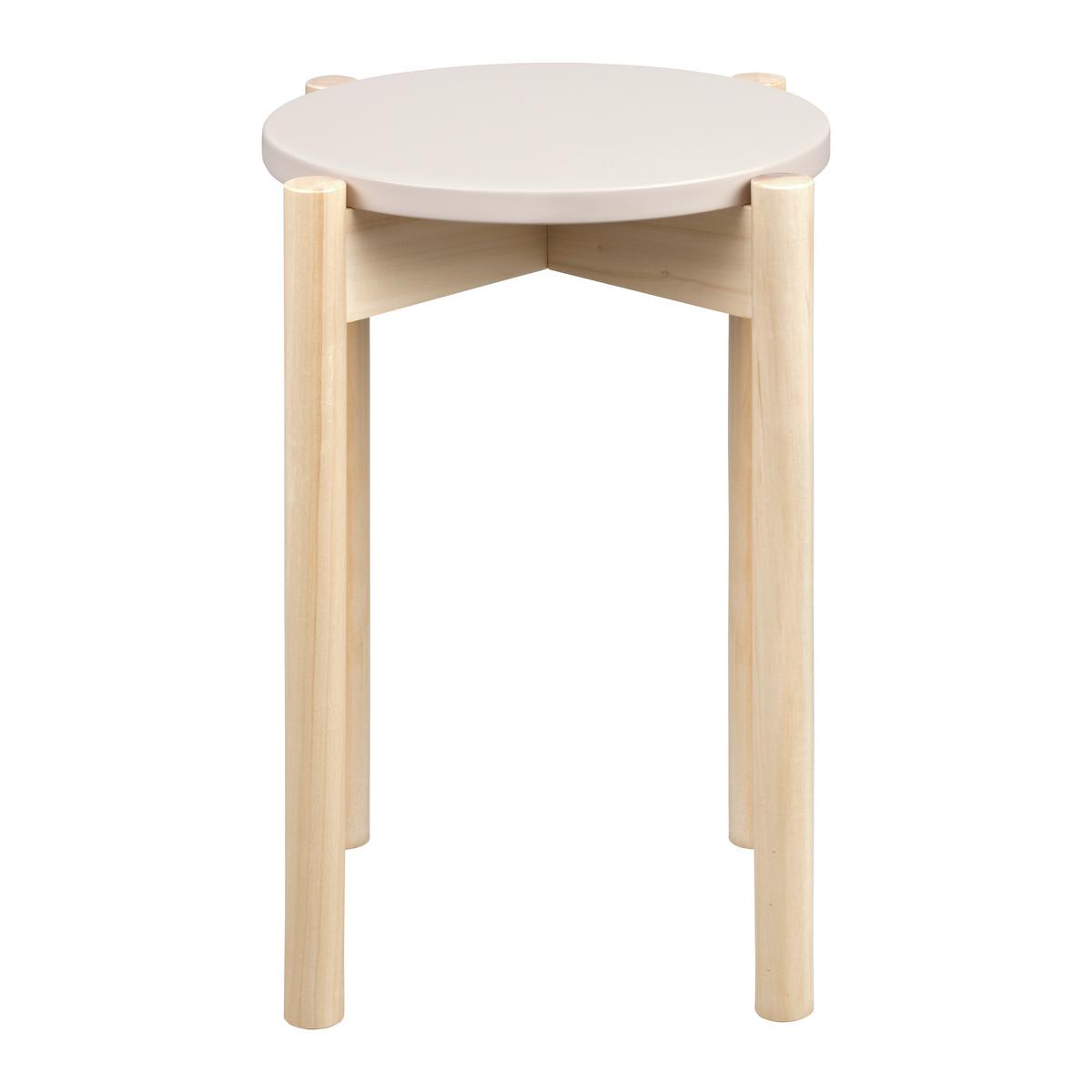 STOHOVATEĽNÝ STOLČEK ANTON -SB- - sivá/kašmírová, Konventionell, drevo/textil (36/45cm) - Mömax