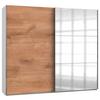 Schwebetürenschrank B: 250 Cm Level, Weiß/eiche Dekor - Eichefarben/Weiß, MODERN, Holzwerkstoff (250/216/65cm) - MID.YOU