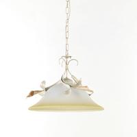 Hängeleuchte Perlmutt L: 40 cm 22w - Perlmutt, Basics, Glas/Metall (40/40/90cm)