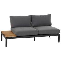 LOUNGESOFA H16600 - Anthrazit/Grau, MODERN, Holz/Textil (172/70/84cm) - Siena Garden