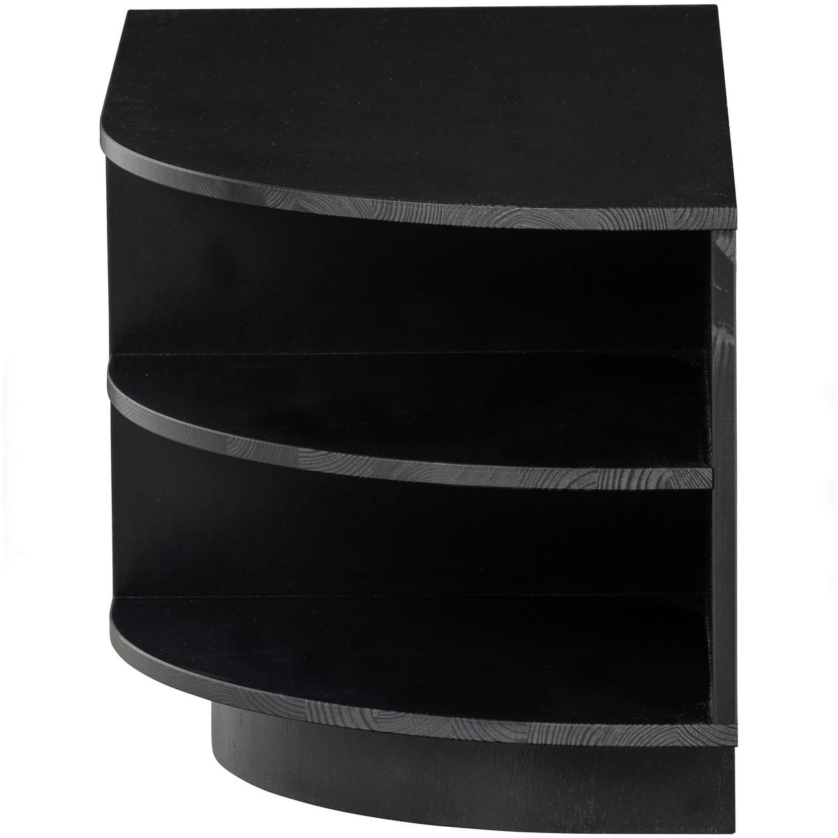 Lowboard Finca Schwarz B: 78cm - Schwarz, Design, Holz (78/40/40cm) - Livetastic