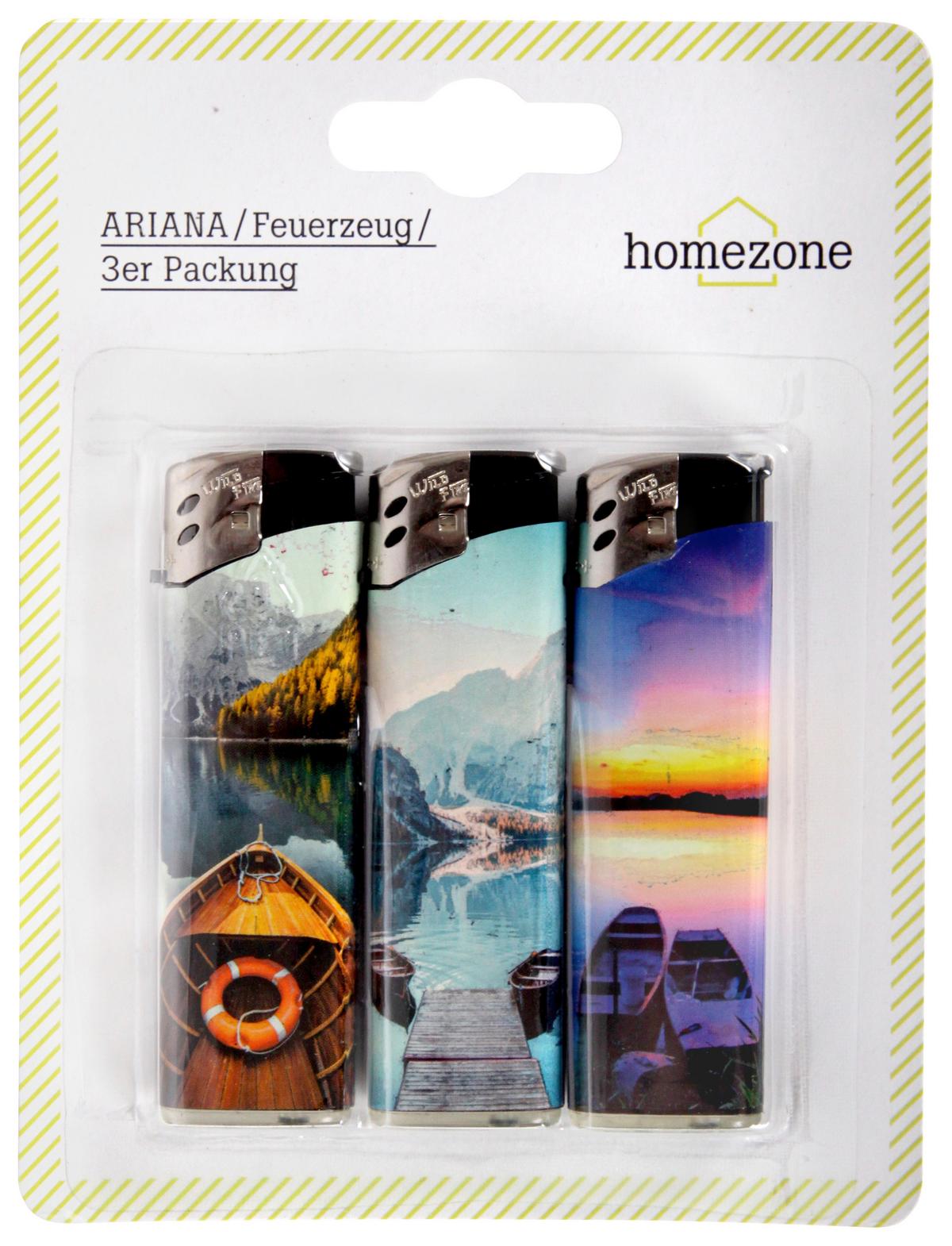 Öngyújtó Ariana - barna/fekete, Konventionell, műanyag (2.5/8.5cm) - Homezone