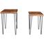Couchtisch Industrial 2er Set - Schwarz/Braun, MODERN, Holz/Metall (40/40/58cm) Couchtisch Industrial 2er Set - Schwarz/Braun, MODERN, Holz/Metall (40/40/58cm)