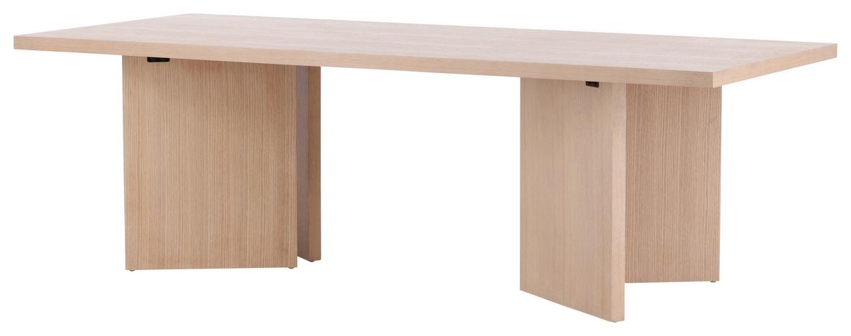 Esstisch Bassholmen - Beige, Design, Holz/Holzwerkstoff (240/100/74cm) - Livetastic