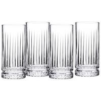 Longdrinkglas 4er-Set Je ca. 450 ml - Klar, Basics, Glas (450ml) - Creatable