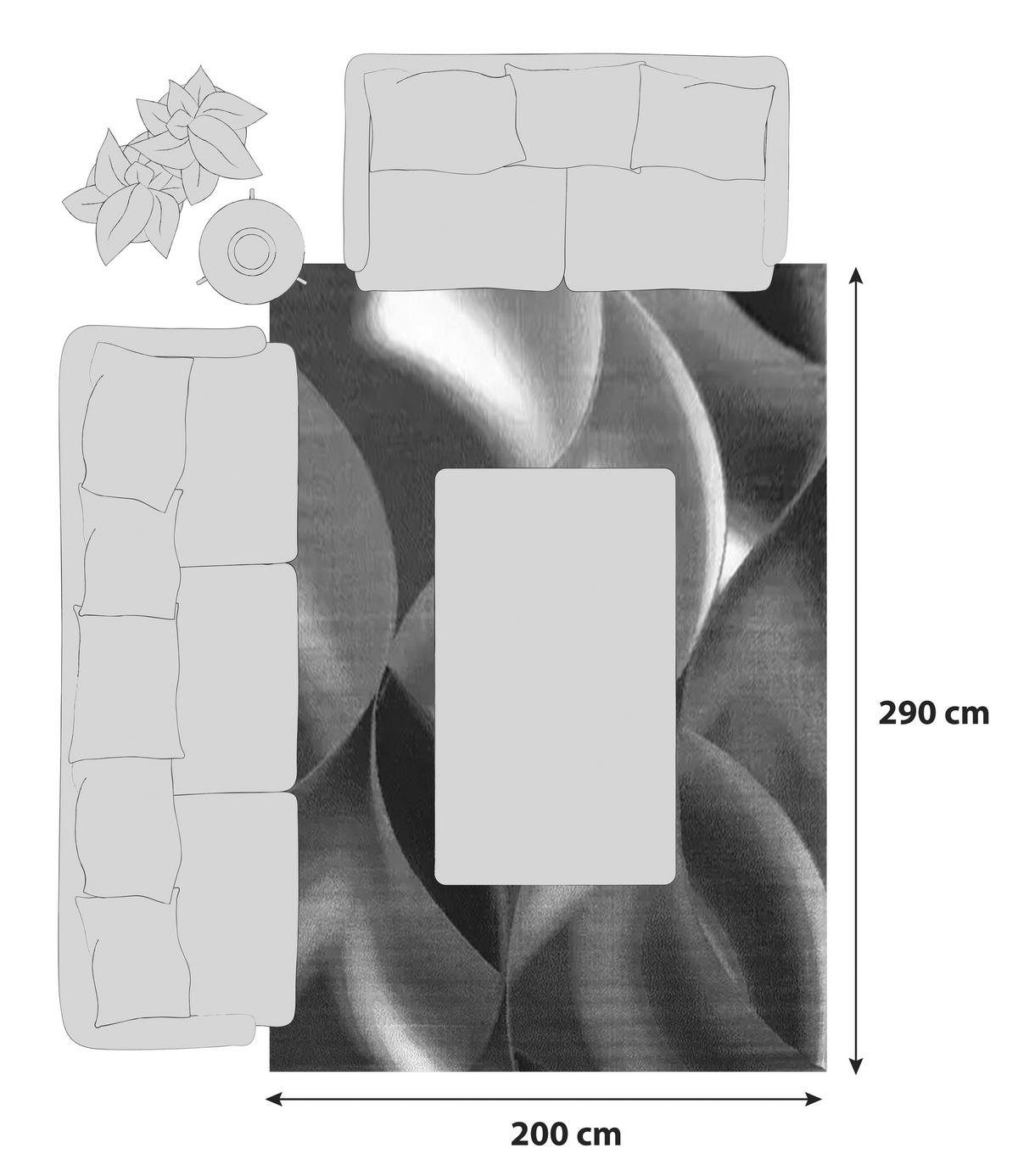 Webteppich Braun/weiß Naturfaser Plus 200x290 Cm - Braun/Weiß, Design, Textil (200/290cm)