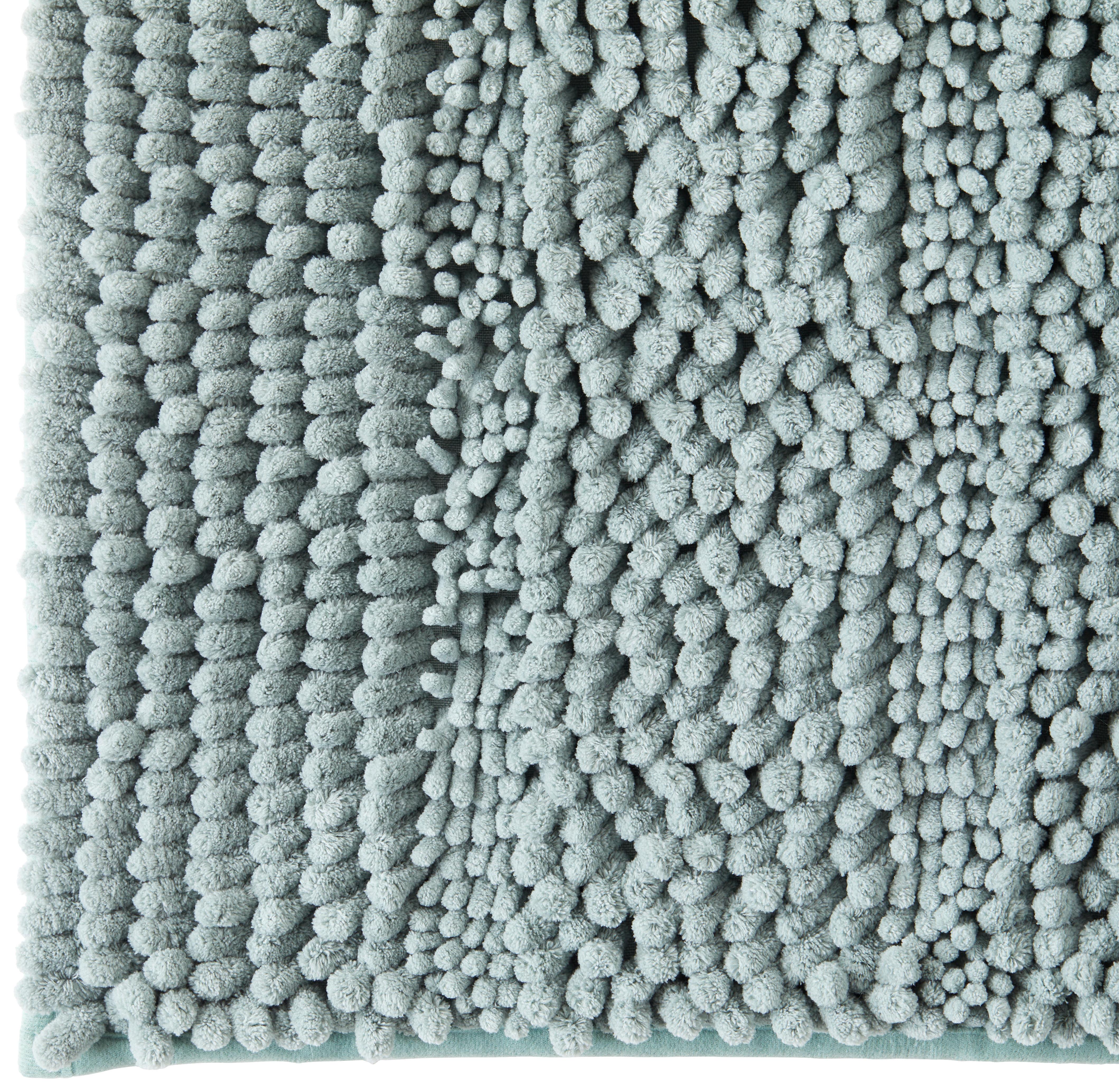 Koupelnová předložka Uwe, 50/50cm, zelená - zelená, Basics, textil (50/50cm) - Modern Living