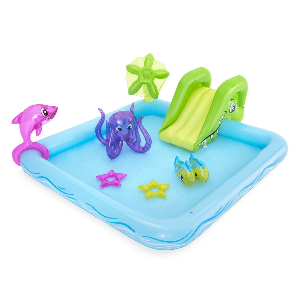 Plantschbecken Fantastic Aquar ium, BxHxT: ca. 239x206x239 cm - Basics, Kunststoff (239/206/239cm) - Bestway