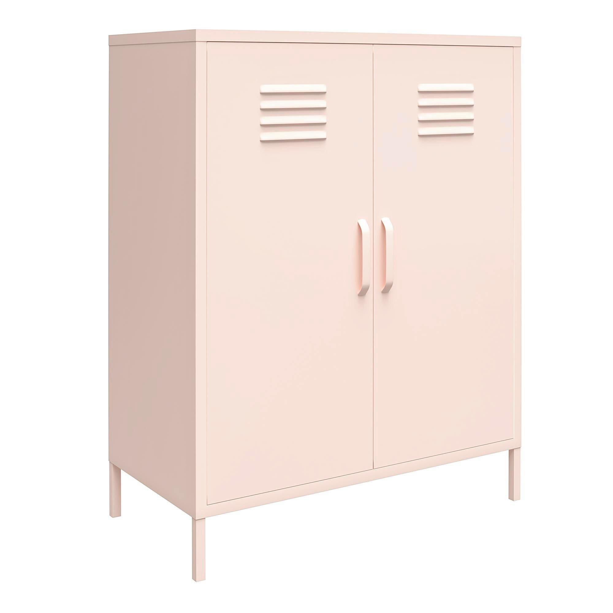 Highboard Mission District Pink B: 40 cm - Pink, Design, Metall (80/101,5/40cm) - MID.YOU