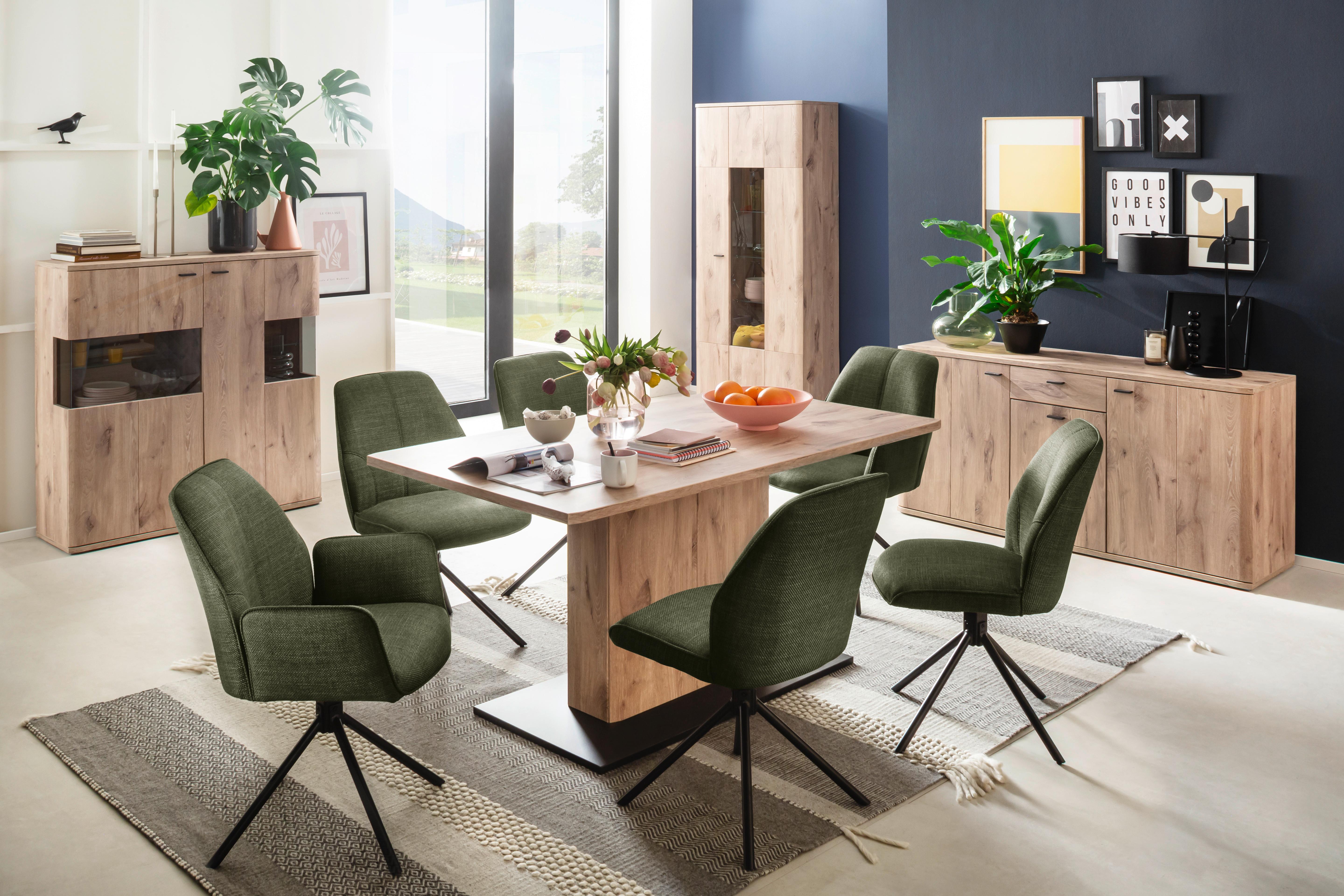 Esstisch Prato Eichefarben B: 90 cm - Eichefarben, Design, Holzwerkstoff (160/90/78cm) - MID.YOU