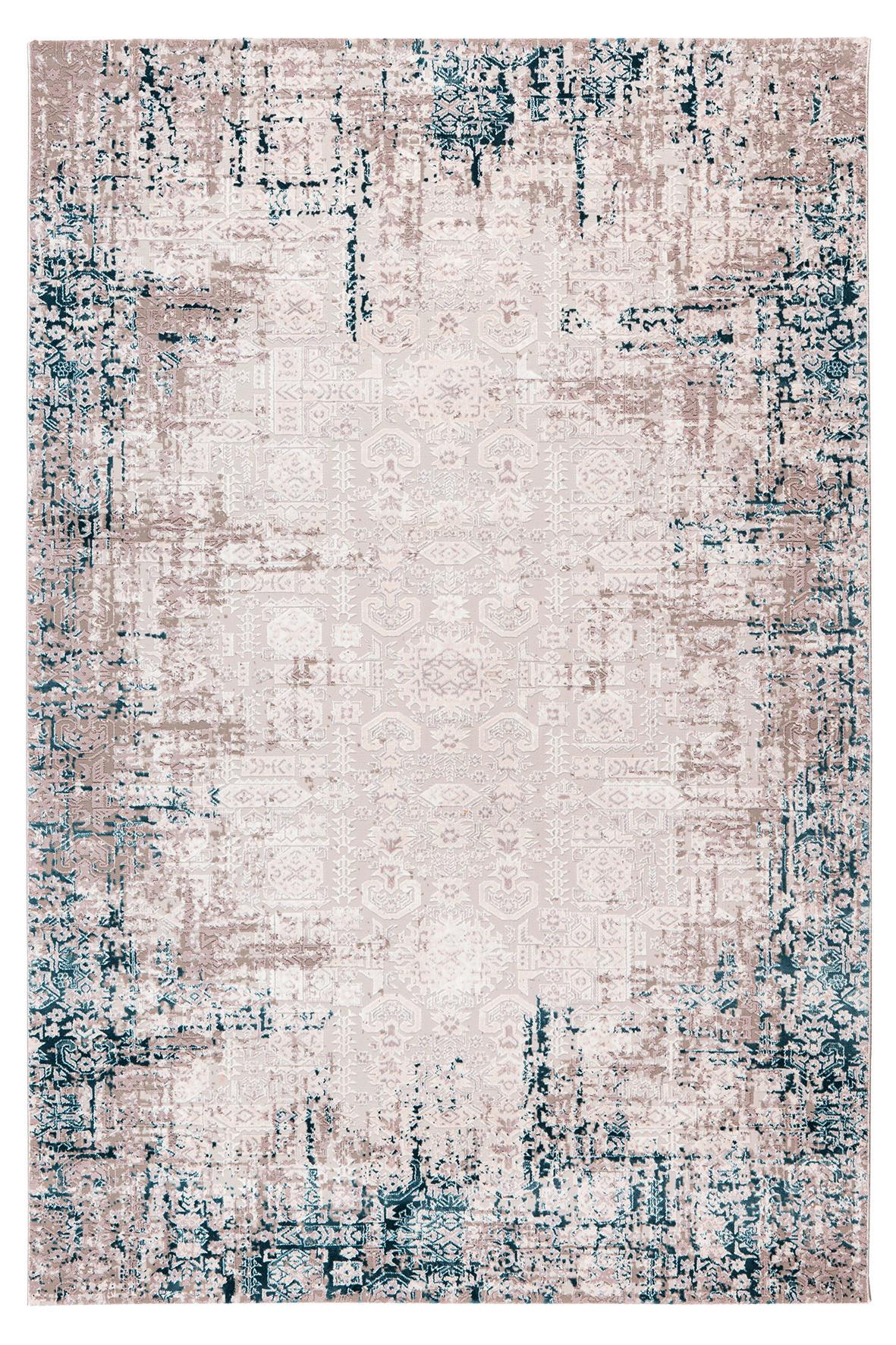 Vintage-Teppich My Phoenix - Blau/Beige, LIFESTYLE, Textil (200/290cm) - Obsession