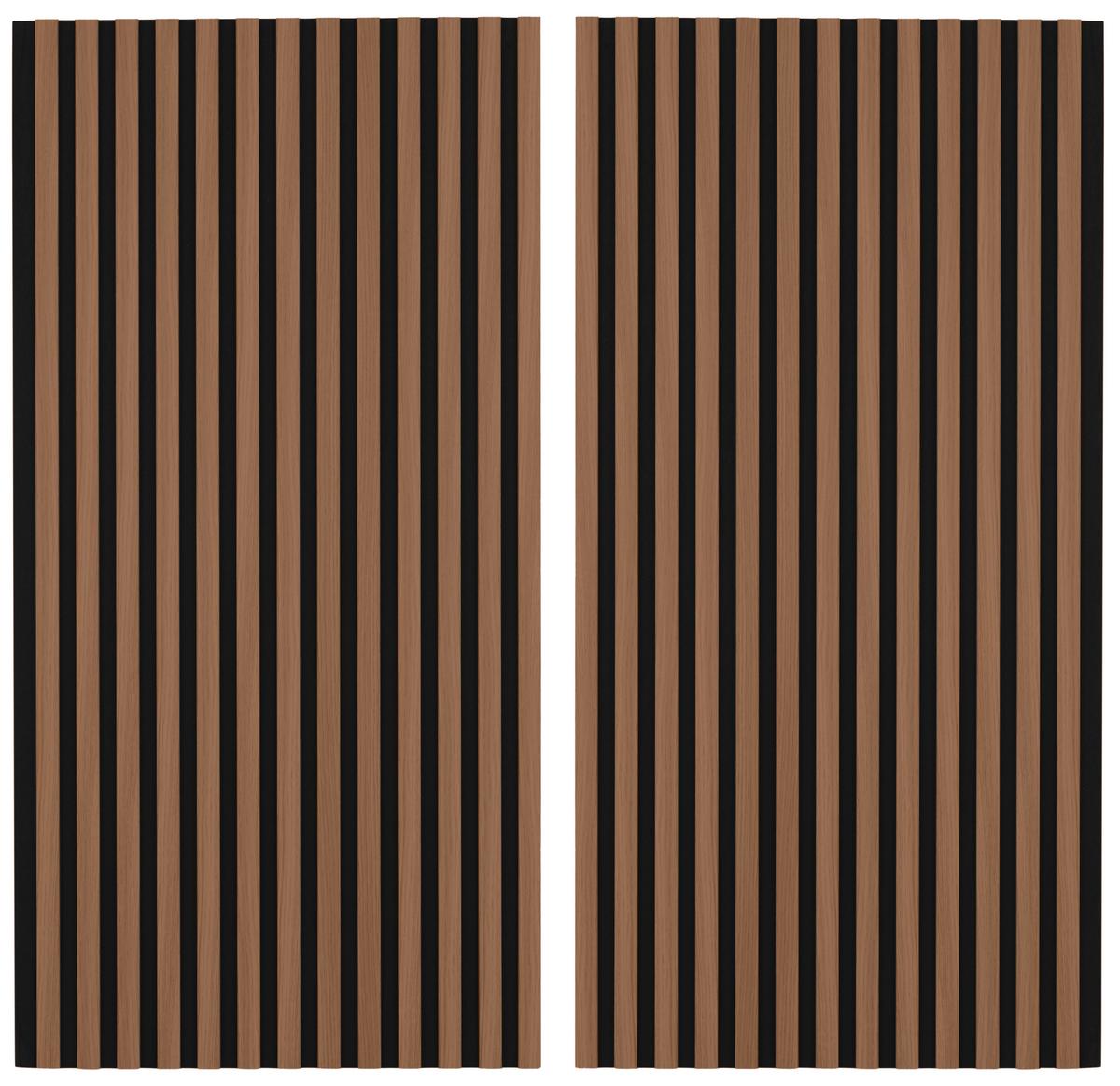 Akustikpaneel Josef - Walnussfarben, MODERN, Holzwerkstoff/Kunststoff (90/60/2cm)