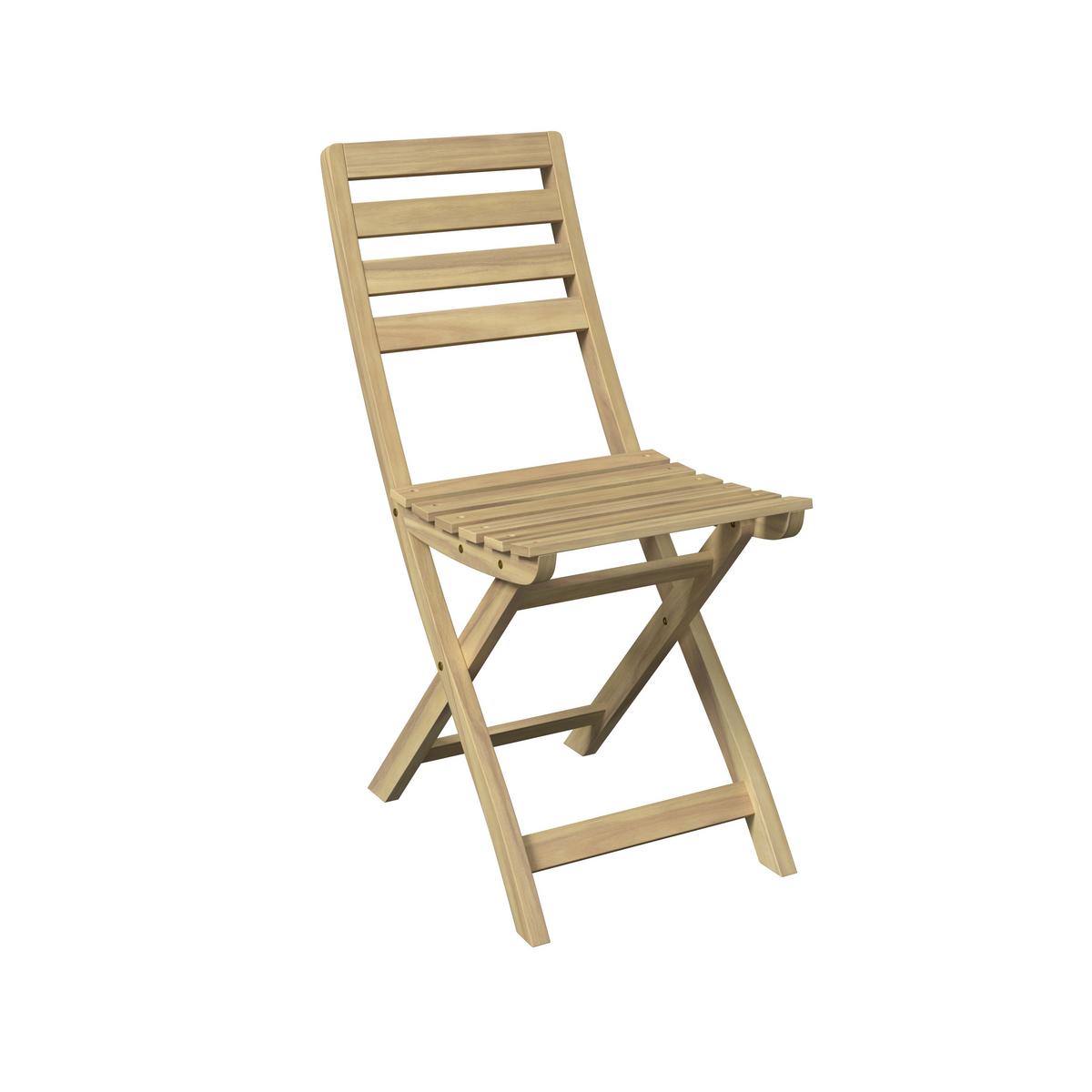 Balkonset Kopenhagen - Akaziefarben, MODERN, Holz - Beldano