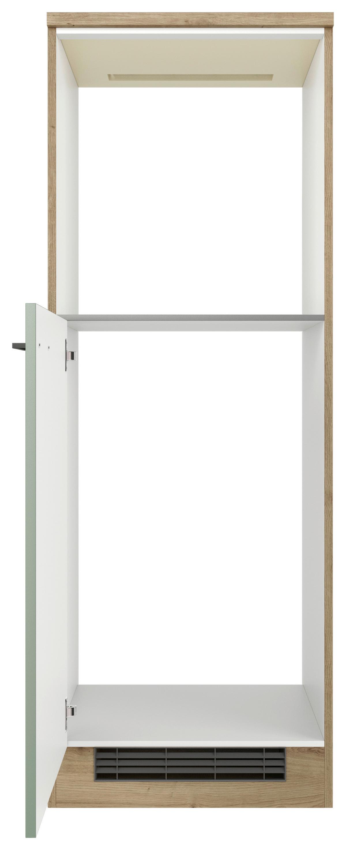 SKŘÍŇKA NA SPOTŘEBIČE CARA DBK 1657 - černá/zelená, Konvenční, kov/kompozitní dřevo (60/168,5/60cm) - FlexWell