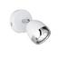 Bodove Svetlo Nantes - biela/chrómová, Štýlový, umelá hmota/kov (12,5/14cm) - Mömax modern living Bodove Svetlo Nantes - biela/chrómová, Štýlový, umelá hmota/kov (12,5/14cm) - Mömax modern living