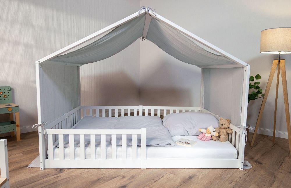 Baldachin Hellgrau, B/L: 90x200cm - Hellgrau, Basics, Textil (90/200cm) - tiSsi