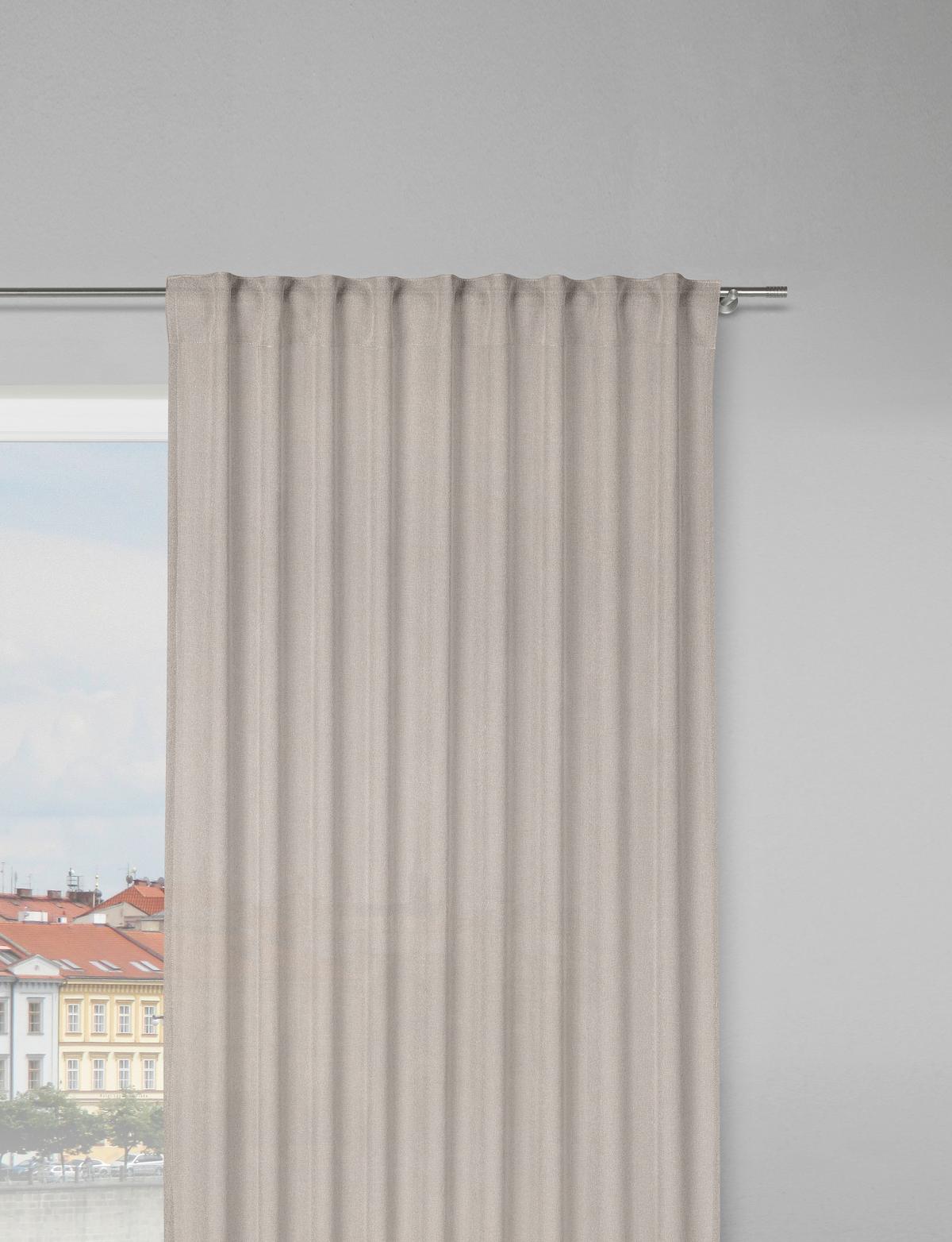 Hotový záves Ben, 135/245cm, sivohnedá - taupe, Modern, textil (135/245cm) - Modern Living
