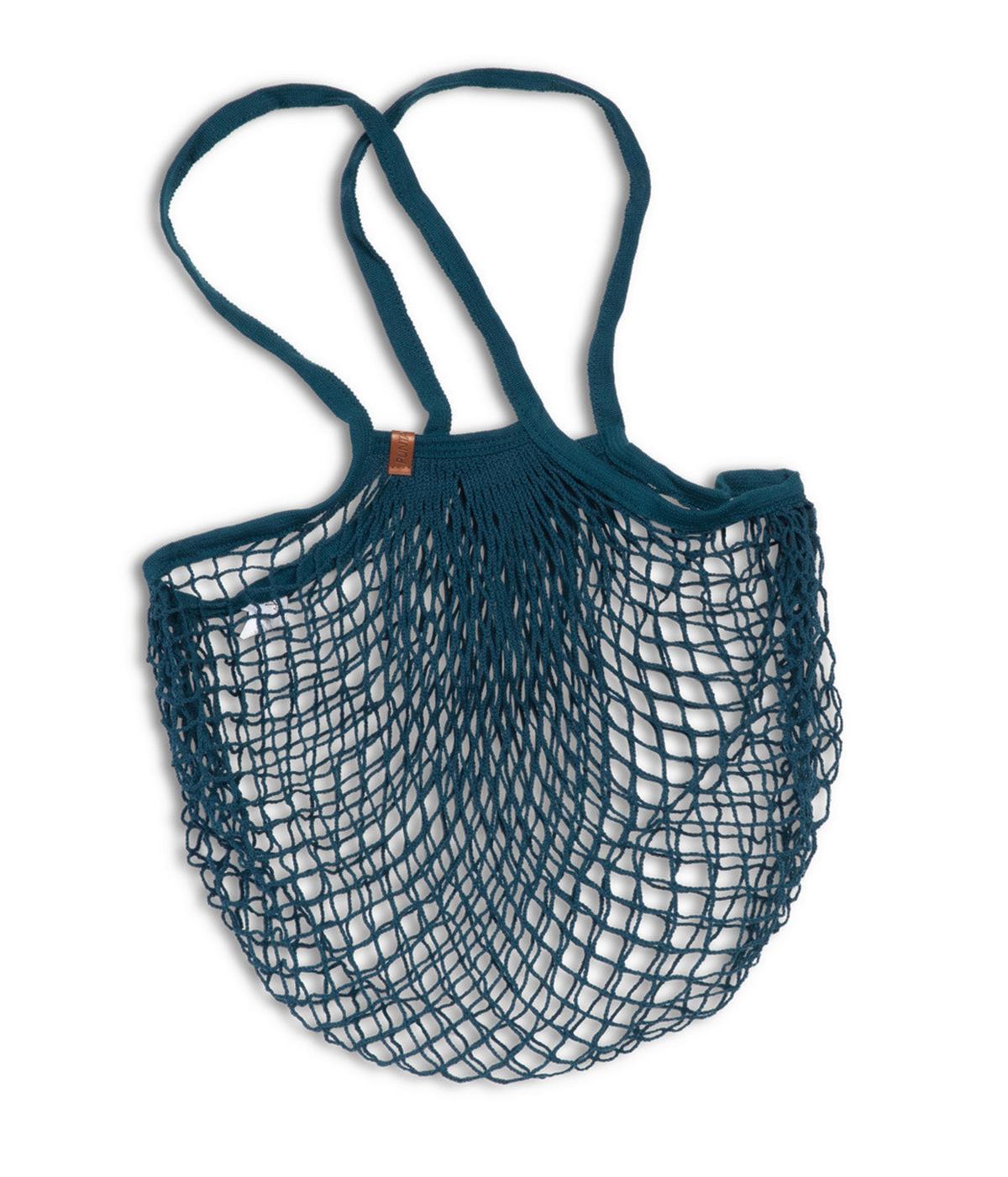 NÁKUPNÁ TAŠKA PUNTA - modrá/čierna, Konventionell, textil (32/38cm) - Zandiara