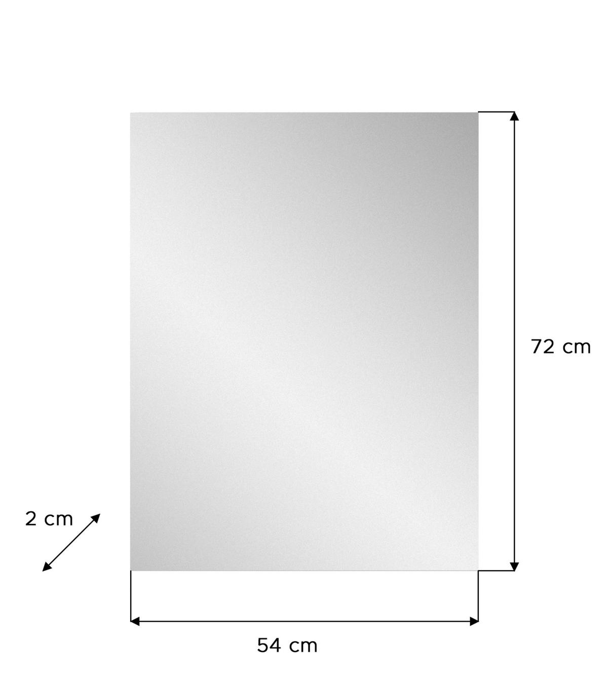 Garderobe Prego Weiß Hochglanz inkl. Einlegeböden, B: 55 cm - Weiß Hochglanz, Design, Glas/Holzwerkstoff (55/191/37cm) - MID.YOU