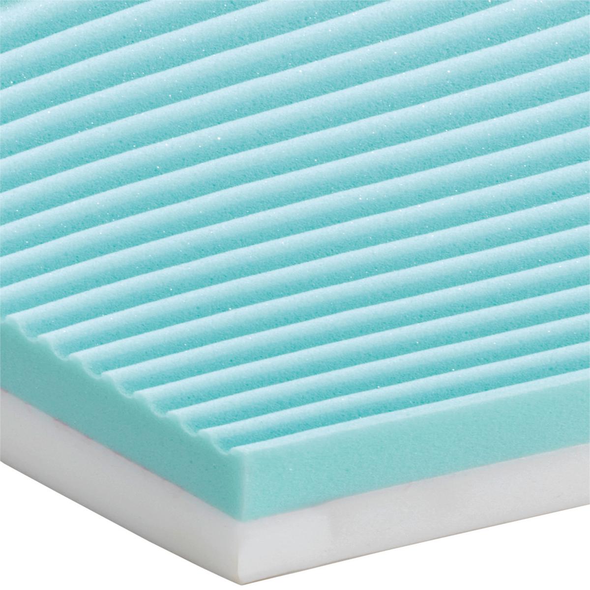 Kaltschaummatratze Lisi 90x200 cm H2 H: 17 cm - Weiß, KONVENTIONELL, Textil (90/200cm) - Livetastic