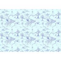 Fototapete Winnie The Pooh Pat - Blau, Trend, Textil (400/280cm)