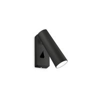 Led-wandleuchte Nero Schwarz B: 10,5 Cm - Schwarz, Design, Metall (4/10,5/12,5cm) - Ideal Lux