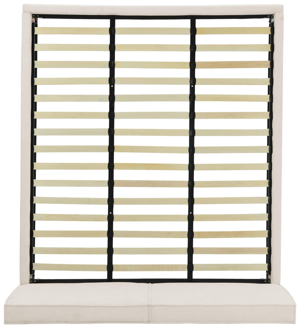 Polsterbett Lino Beige B: 195 Cm - Eichefarben/Beige, Design, Holz/Textil (195/105/222cm) - Livetastic