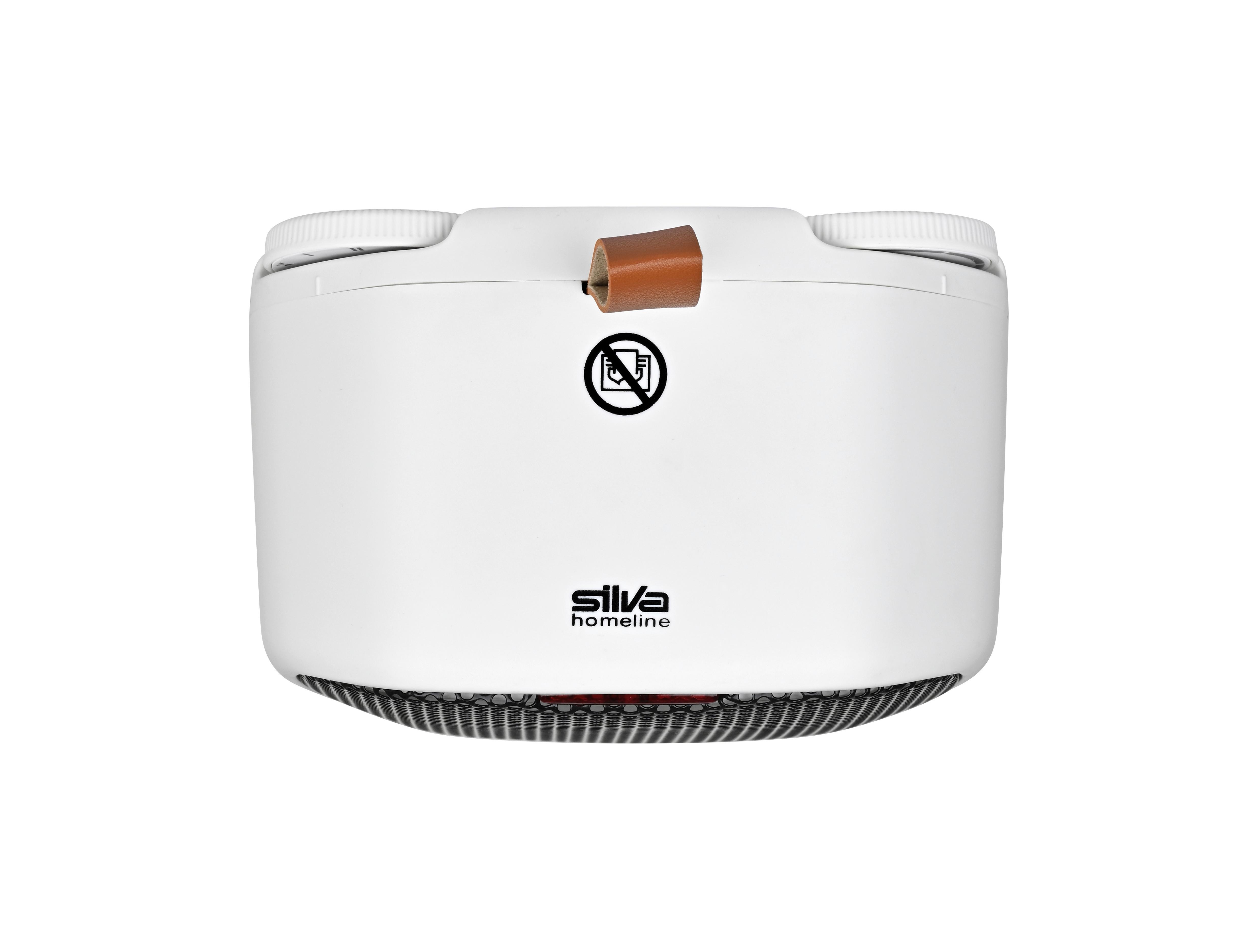Heizlüfter, Weiß, 1400W Silva Hl-M 500 Weiß - Weiß, Basics, Kunststoff (16,5/16,5/10,3cm) - Silva Homeline