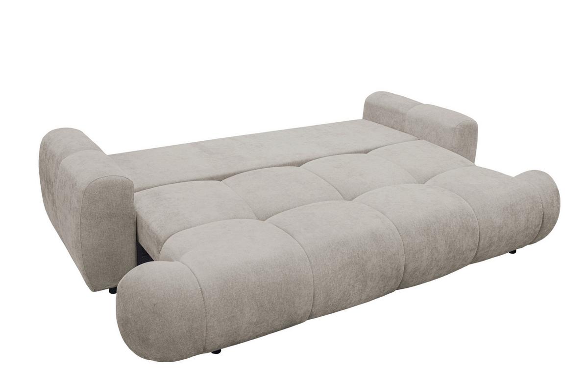 Schlafsofa Alessano Beige, B: 254cm - Champagner/Beige, MODERN, Holzwerkstoff/Kunststoff (254/69-93/116cm) - MID.YOU