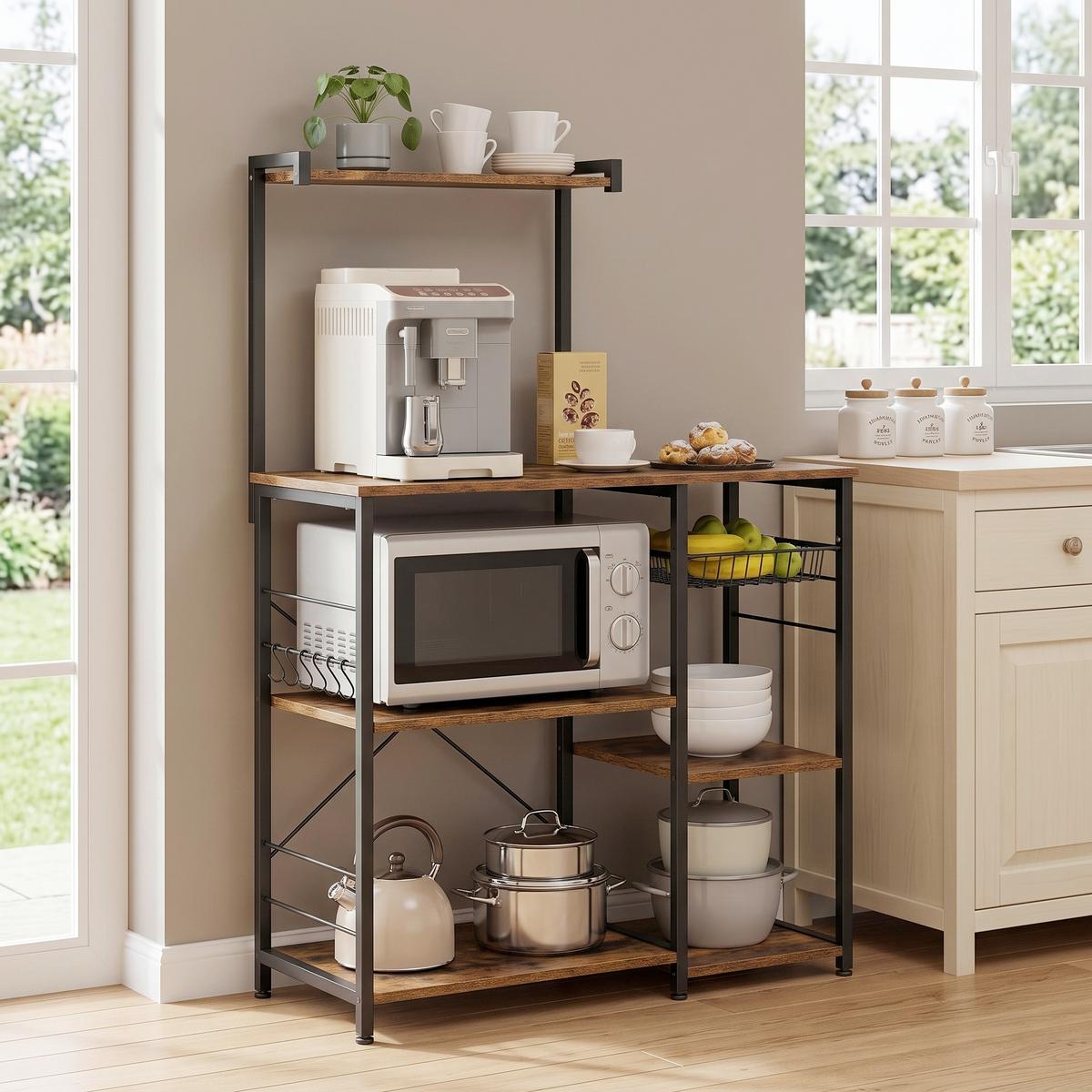 REGAL KKS35X - Dunkelbraun/Schwarz, Trend, Holzwerkstoff/Metall (90/132/40cm) - MID.YOU