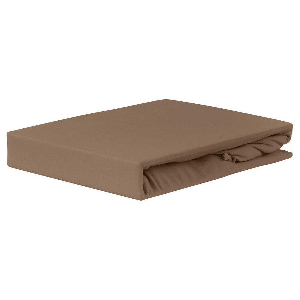 Spannleintuch Jardena Taupe 180x200 Cm Baumwolle