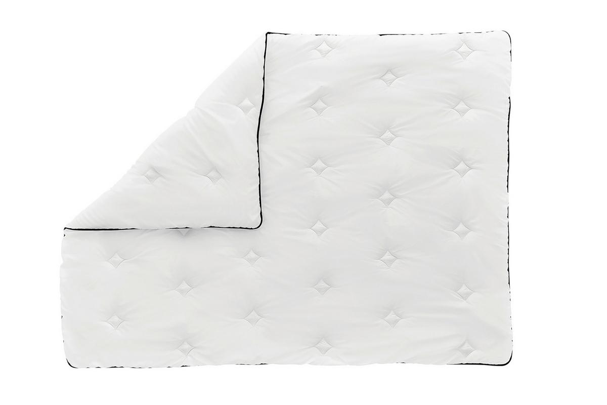Vierjahreszeitendecke Dacron 4 Jahreszeiten Light - Weiß, Basics, Textil (200/200/3cm) - Yatas