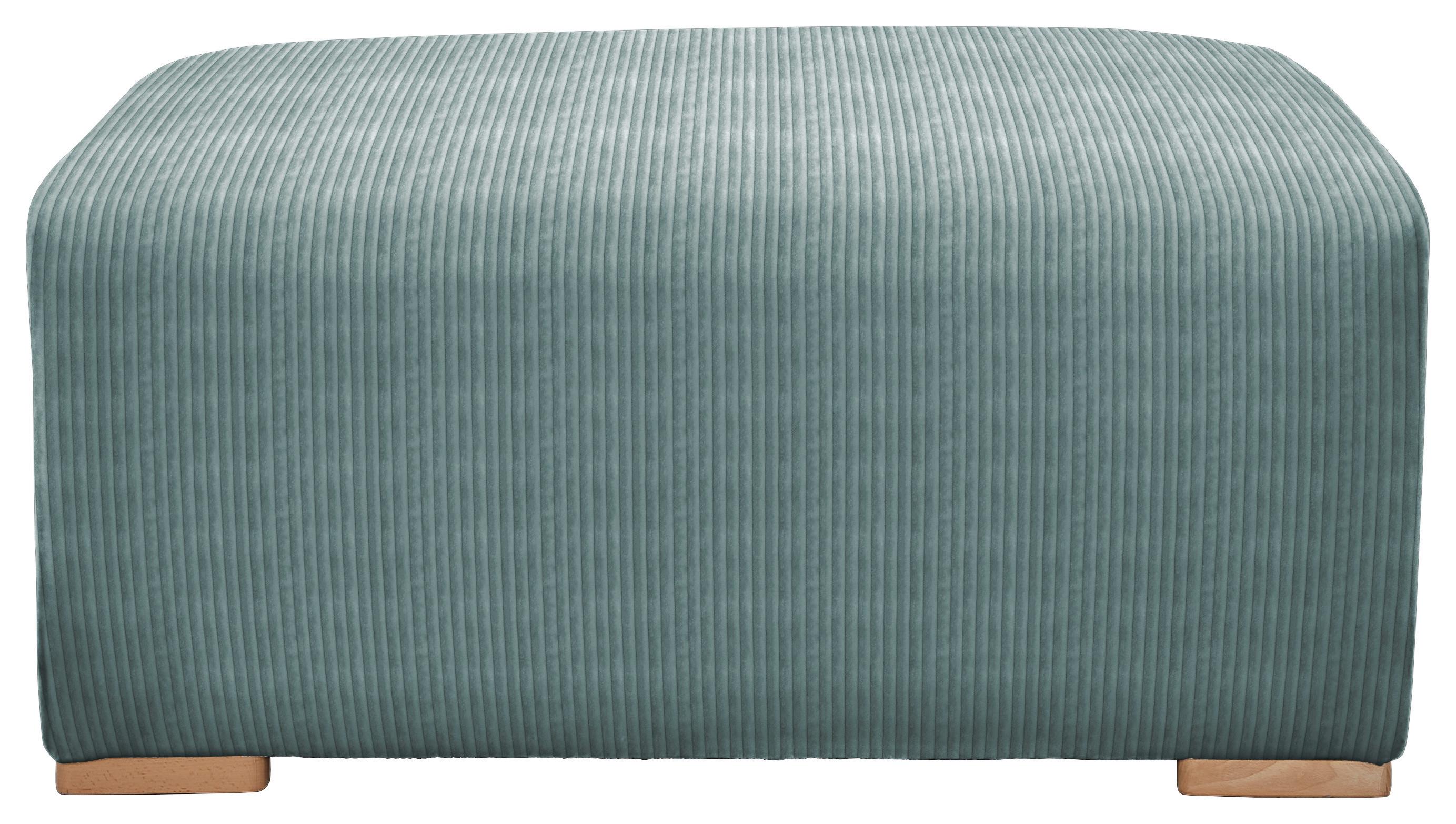 Hocker Vouge Mintgrün BxHxT: 101x44x92 cm - Buchefarben/Mintgrün, KONVENTIONELL, Textil (101/44/92cm) - Livetastic