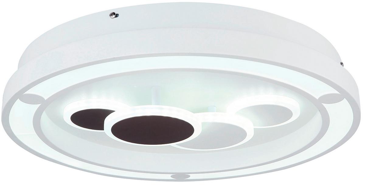 Led Mennyezeti Lámpa 48405-50 Kolli - fehér, Design, műanyag/fém (48/8.2cm)