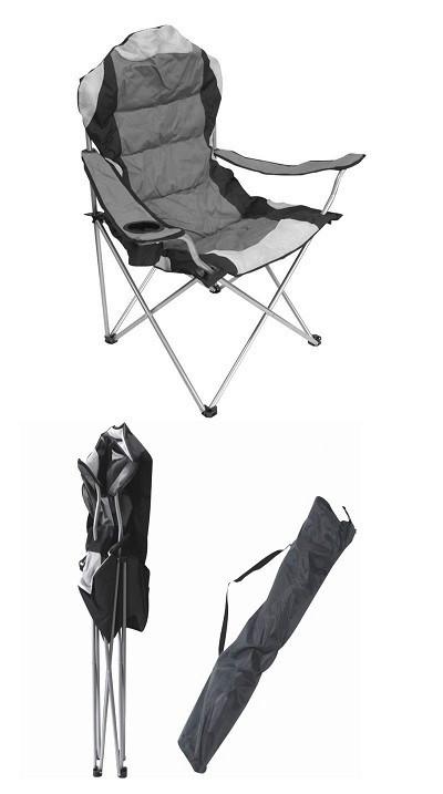 Campingsessel 613-400266 - Grau, Basics, Kunststoff (60/92/106cm)