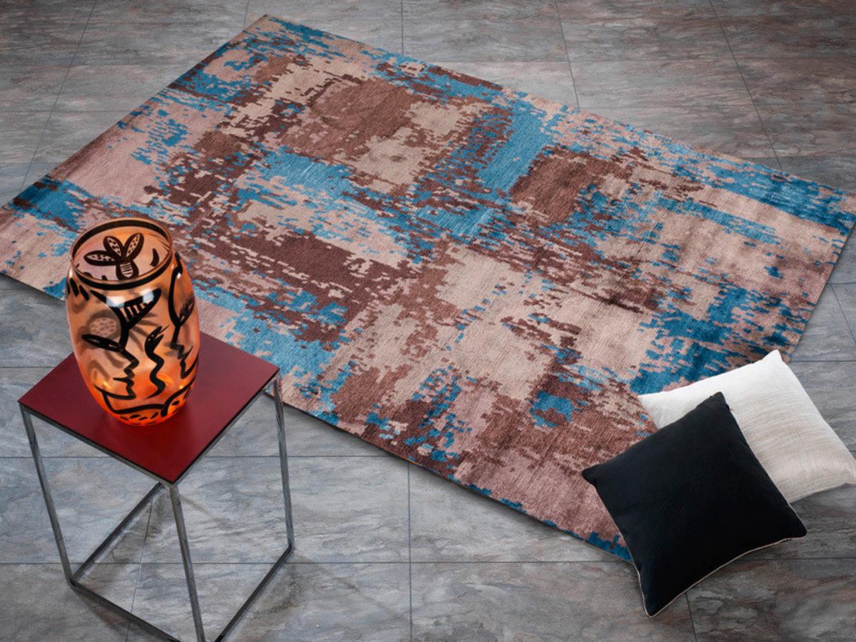 Orientalischer Webteppich Bunt Angeles 140x200 Cm - Blau/Beige, Design, Textil (140/200cm) - Musterring