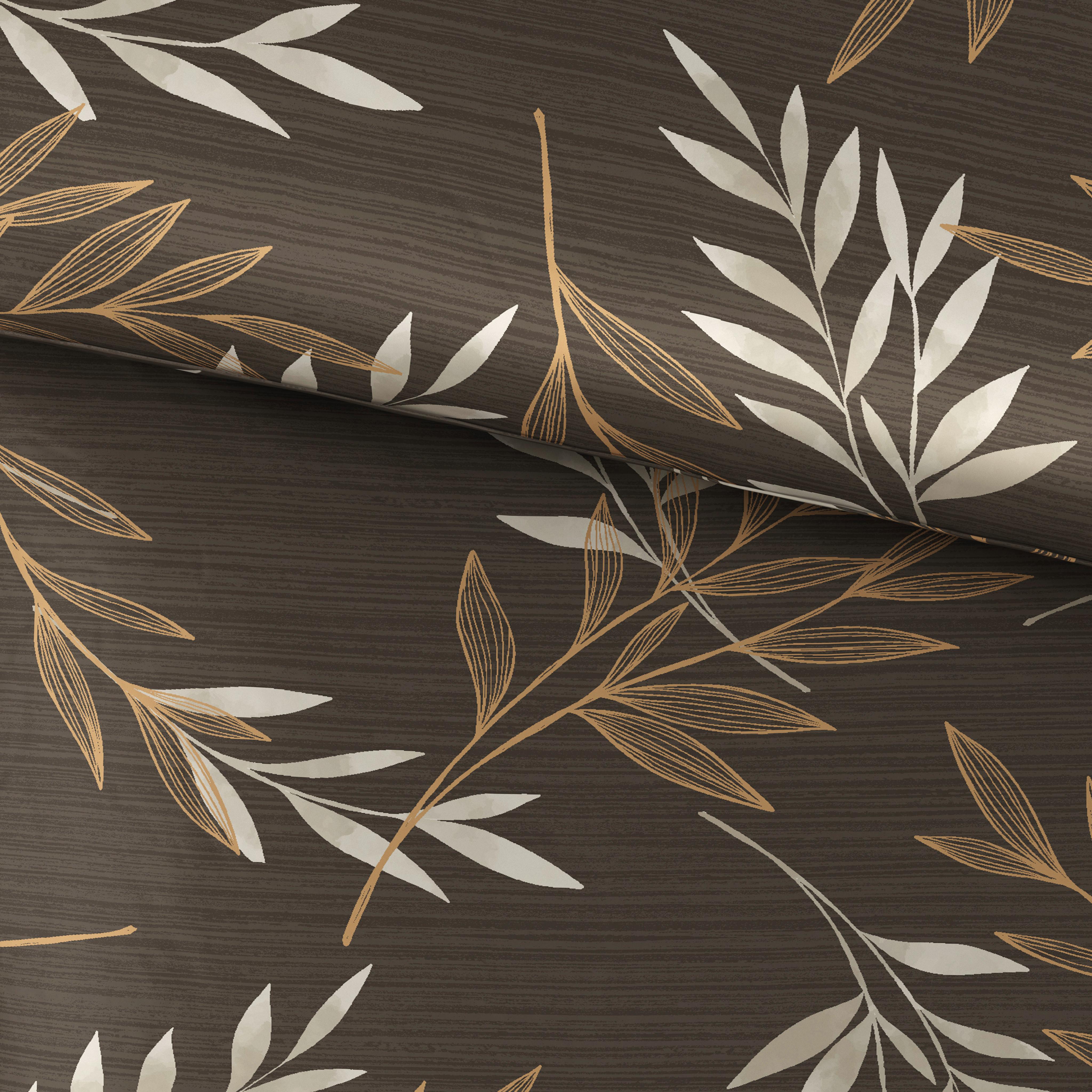 Bettwäsche 140x200 Cm Ida Baumwolle Braun - Braun, ROMANTIK / LANDHAUS, Textil (140/200cm) - James Wood