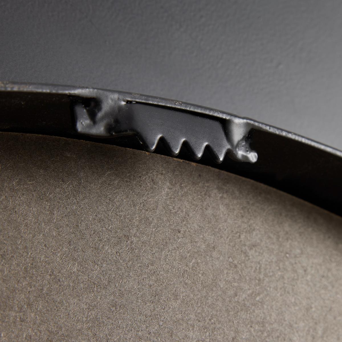 ZRKADLO RAMYA -TREND- - zlatohnedá, Lifestyle, kov/kompozitné drevo (71/79/3cm) - Premium Living